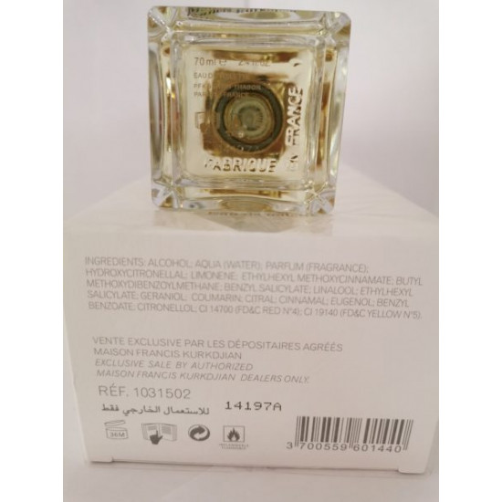 Maison Francis Kurkdjian Paris AQUA VITAE 70ml 